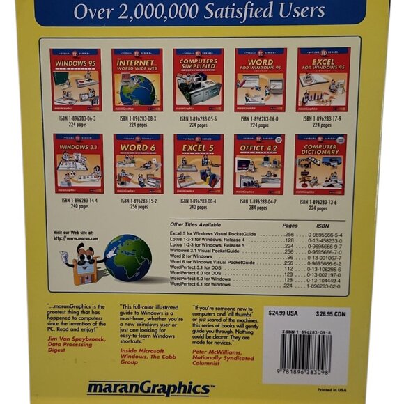 Windows 95 Intermediate 3D Visual Series maranGraphics 1996 Canadian Ex Con 151p - Picture 2 of 10